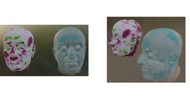 Figure 2: Studio vs Phone Results - Overlay for Visual and Geometric Comparison