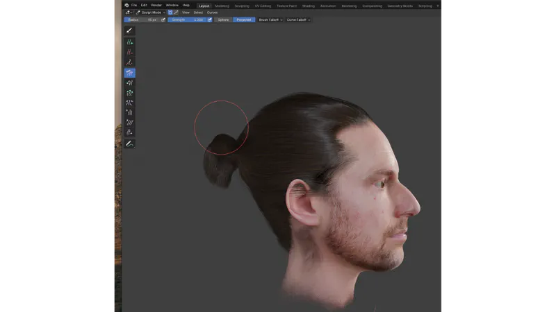 Sculpting in Blender